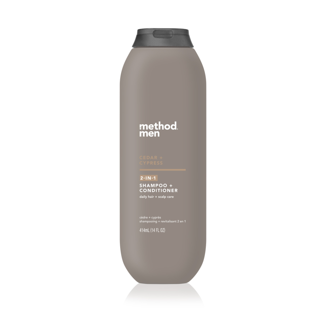 Method Men 2 in 1 Shampoo + Conditioner 414ml - Cedar + Cypress – Just ...