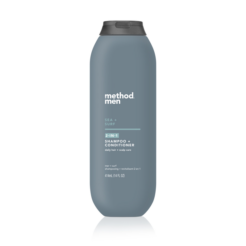 Method Men 2 in 1 Shampoo + Conditioner 414ml - Sea + Surf