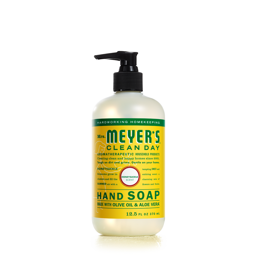 Mrs Meyers Liquid Hand Soap Honeysuckle 370ml