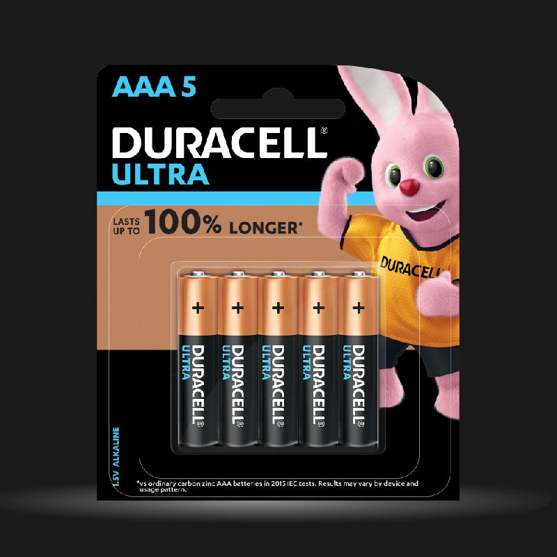 Duracell Ultra Alkaline AAA Batteries, pack of 5