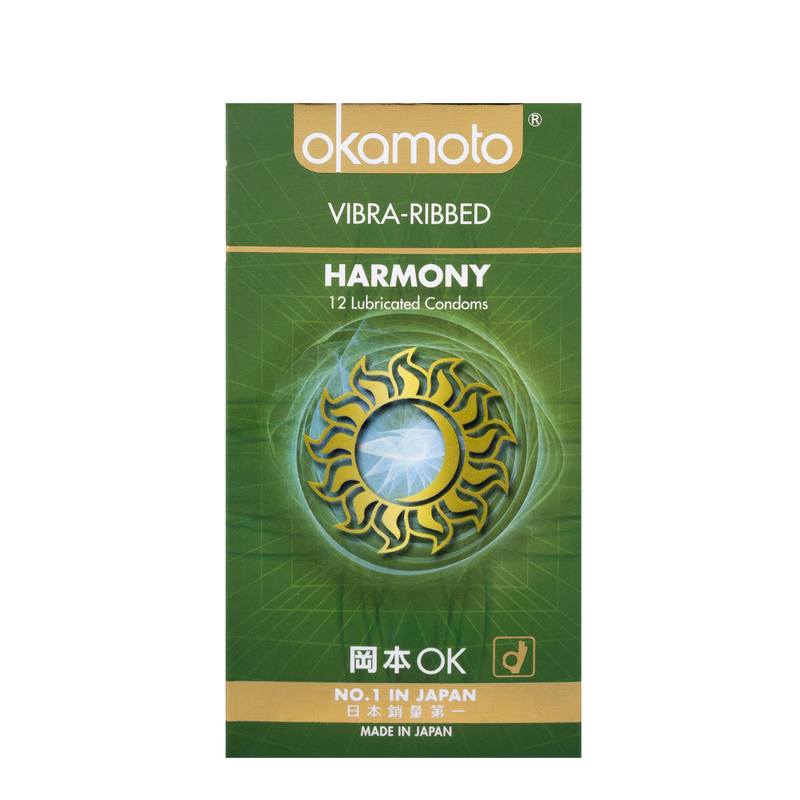 Okamoto Harmony Vibra Ribbed 12s